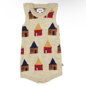 Oeuf Knit Romper House Design